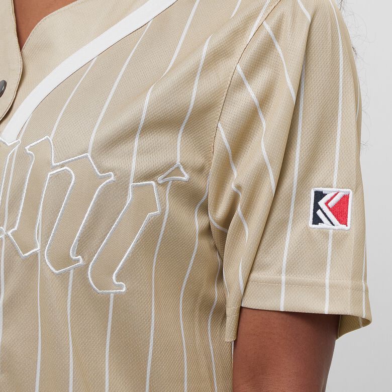Tkana sukienka baseballowa w stylu old english