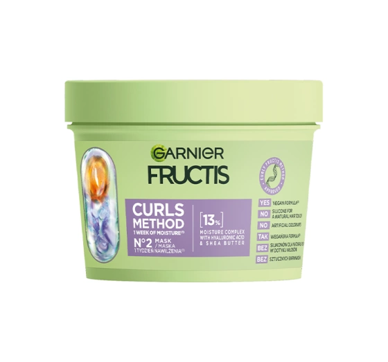 Garnier Fructis Curls Method maska do włosów kręconych i falowanych N2 370 ml