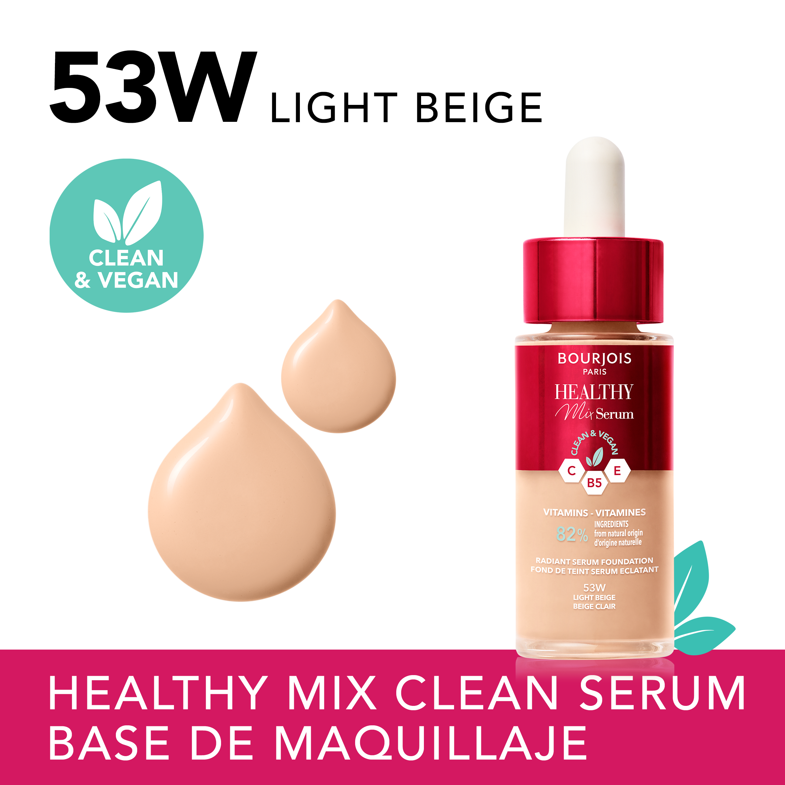 „Healthy Mix“ serumo makiažo pagrindas Makiažo pagrindai