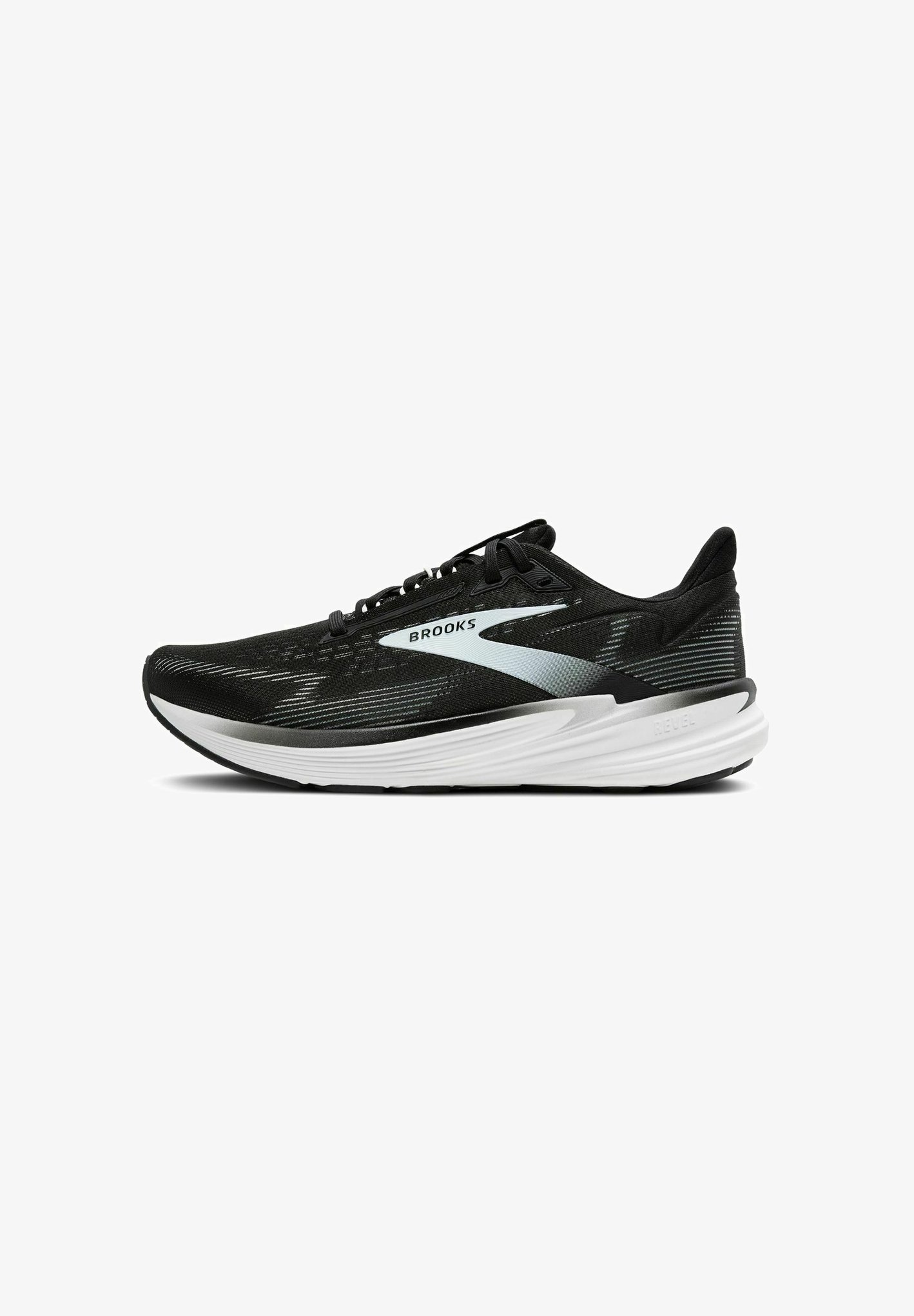 Brooks REVEL 8 - Straßenlaufschuhe - schwarz grau weiß