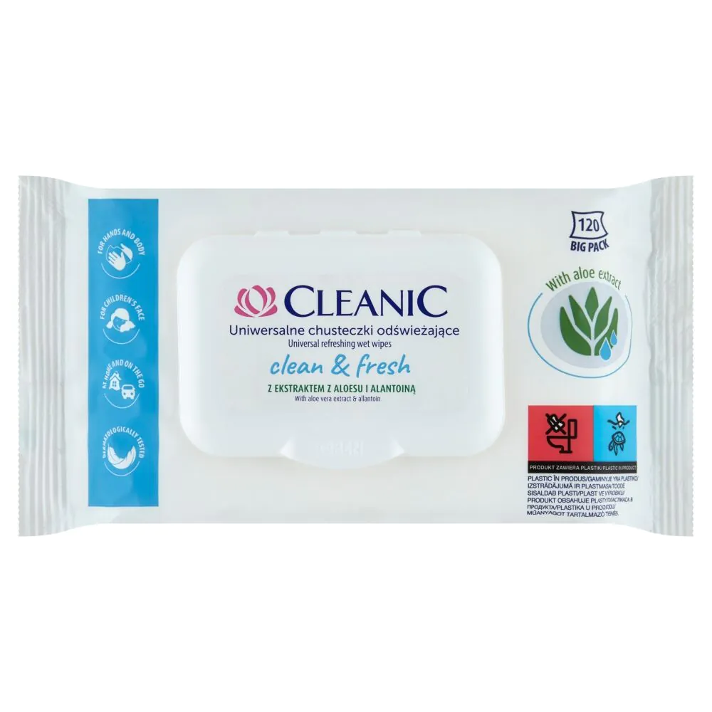 Cleanic Clean & Fresh Chusteczki odświeżające