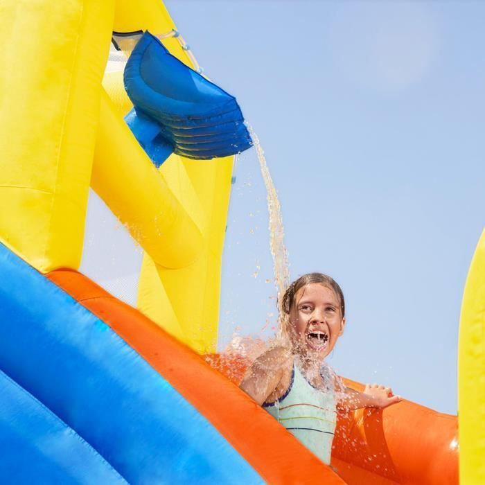 Aire de jeux gonflable - BESTWAY - Super Speedway - PVC - Extérieur - 3 ans et plus