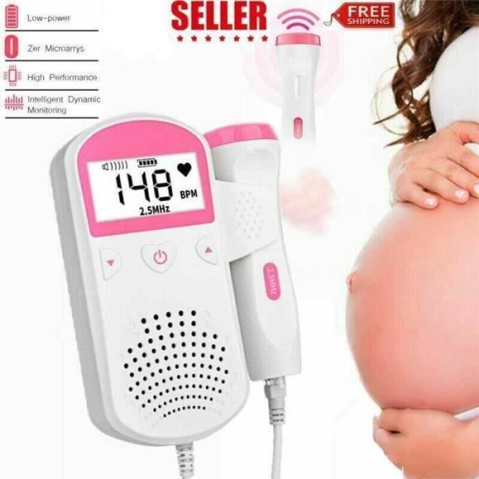 Doppler Fetal Monitor with 18-inch LCD Screen, FHR Detection - Listen to Baby's Heartbeat, Prenatal Heartbeat