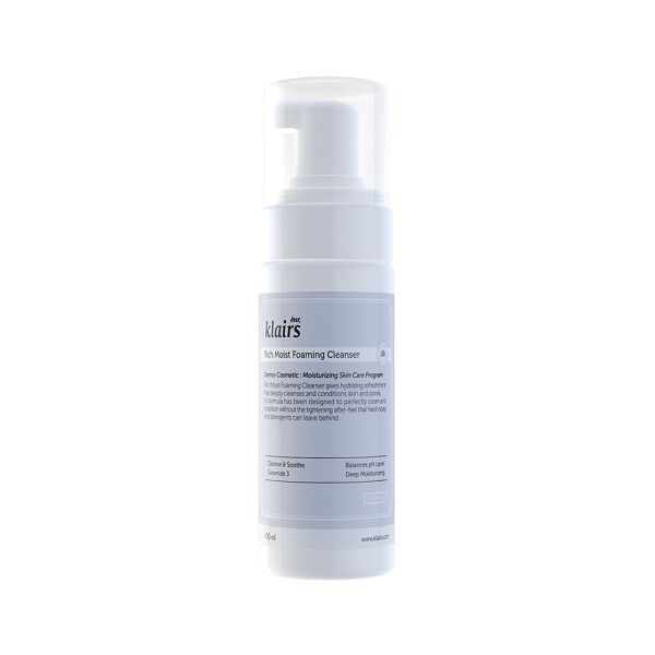 Nettoyant moussant riche et hydratant Dear Klairs