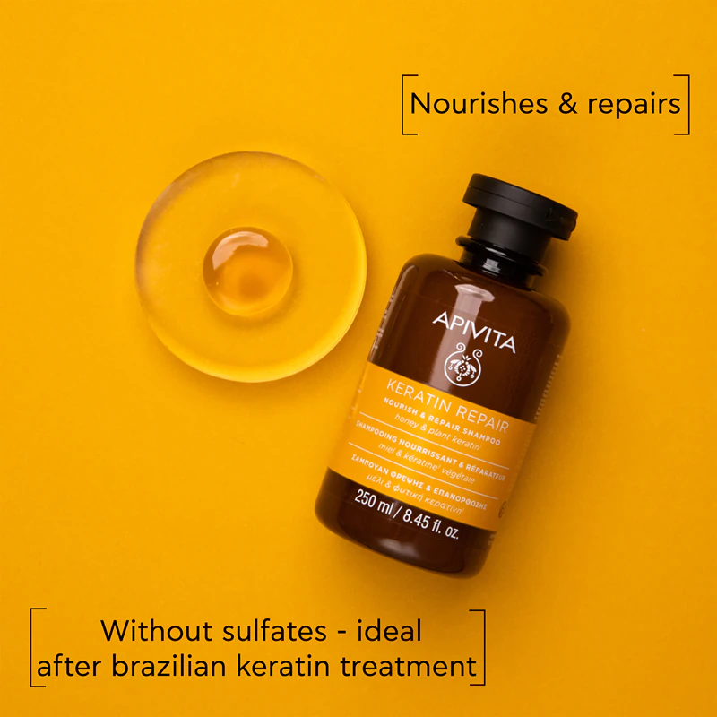 Shampoo Apivita Keratin Repair Nourish Repair