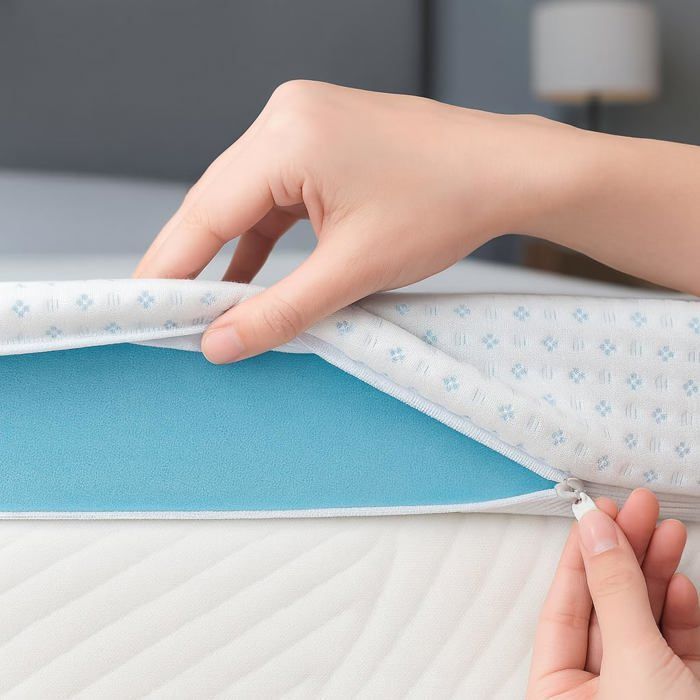 Surmatelas 140x190 cm Mémoire de Forme ,Épaisseur 6 cm ,Soulage le Dos & Améliore le Confort, Housse Lavable Antidérapante OEKO-TEX®