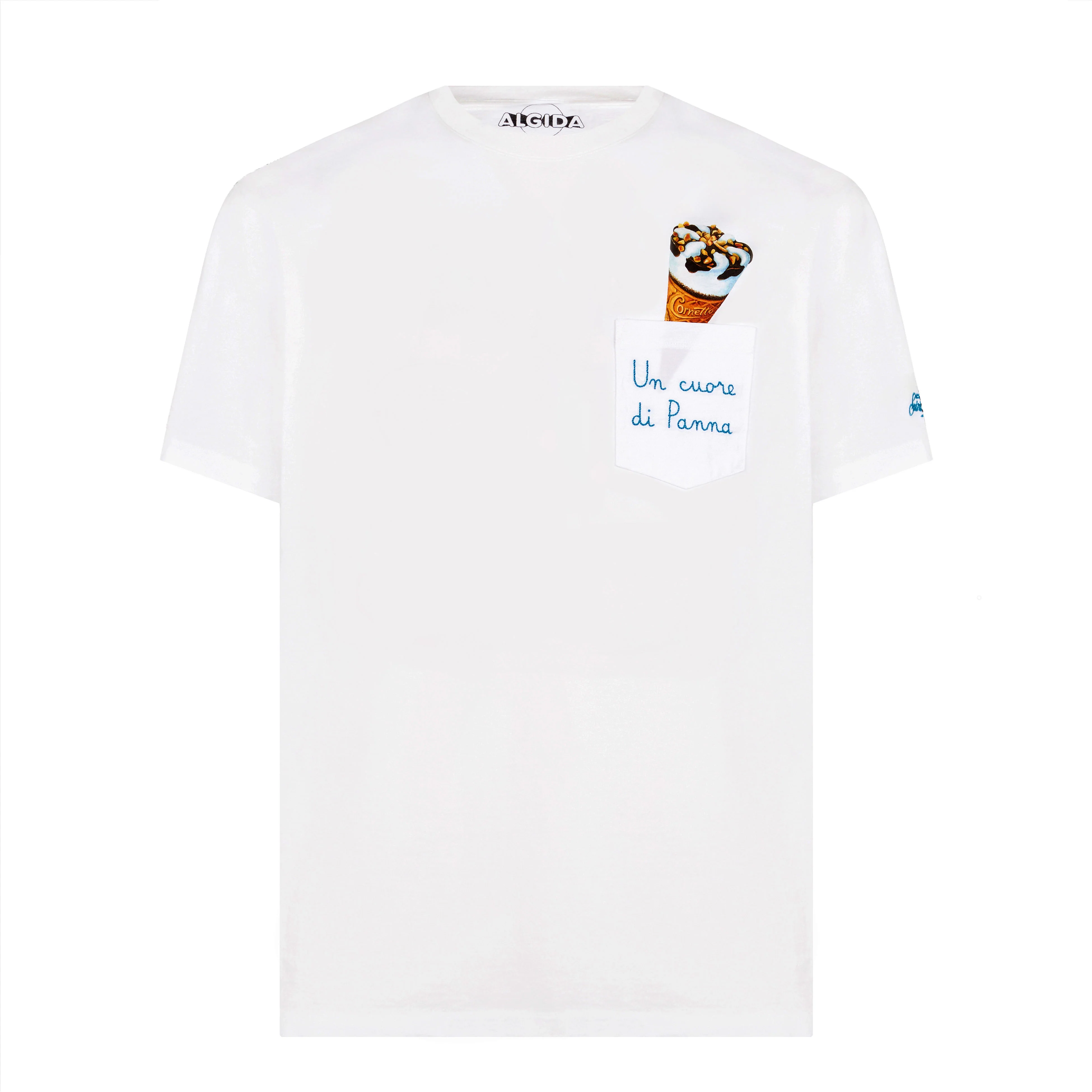 T-shirt en coton Cornetto brodé | Édition spéciale Algida®