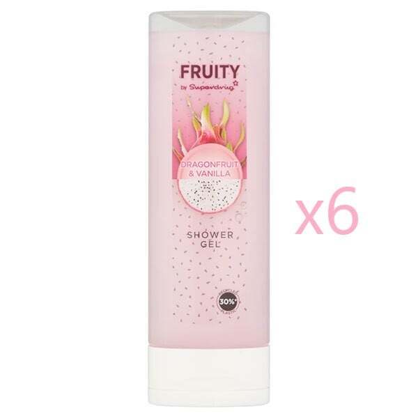 Bagnoschiuma fruttato al frutto del drago e vaniglia 250 ml x 6