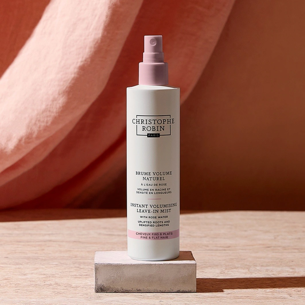 Christophe Robin Brume volumisante instantanée à l'eau de rose
