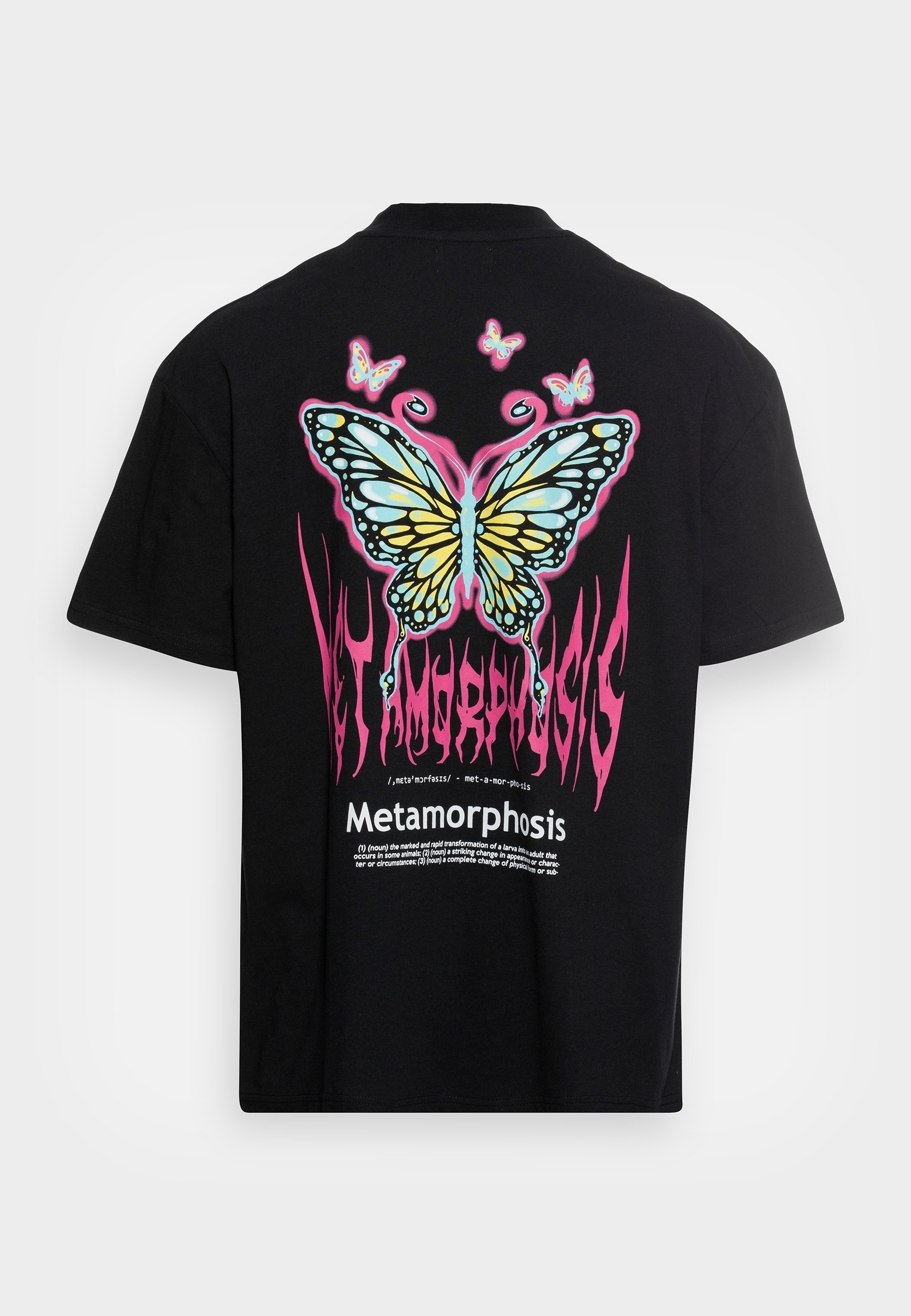 YOURTURN T-shirt met print - zwart