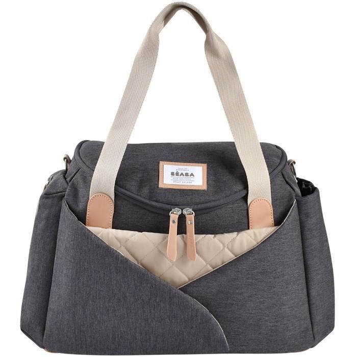 Borsa fasciatoio - BEABA - SYDNEY - Grigio scuro mélange