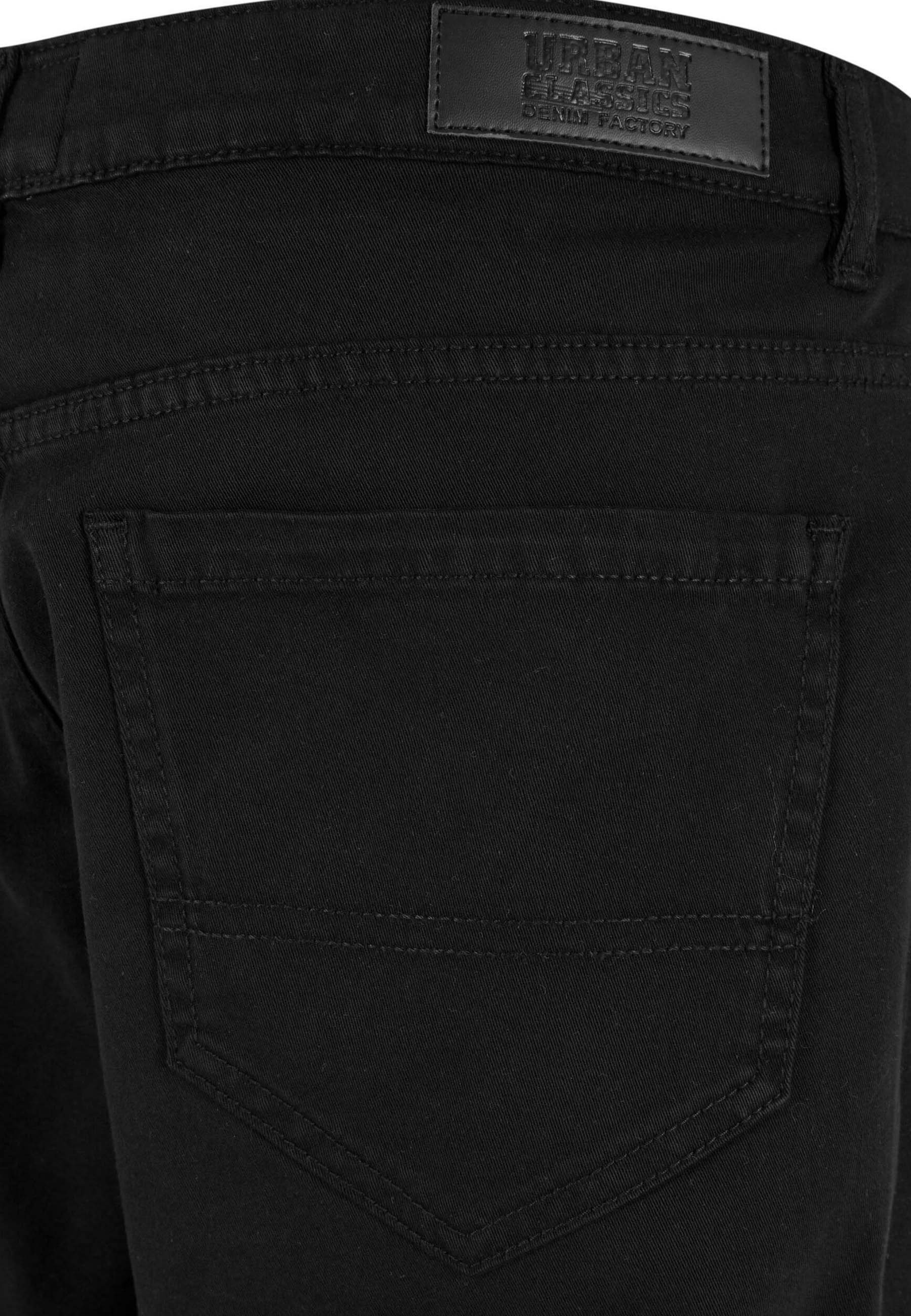 Urban Classics jeans met rechte pijpen - zwart