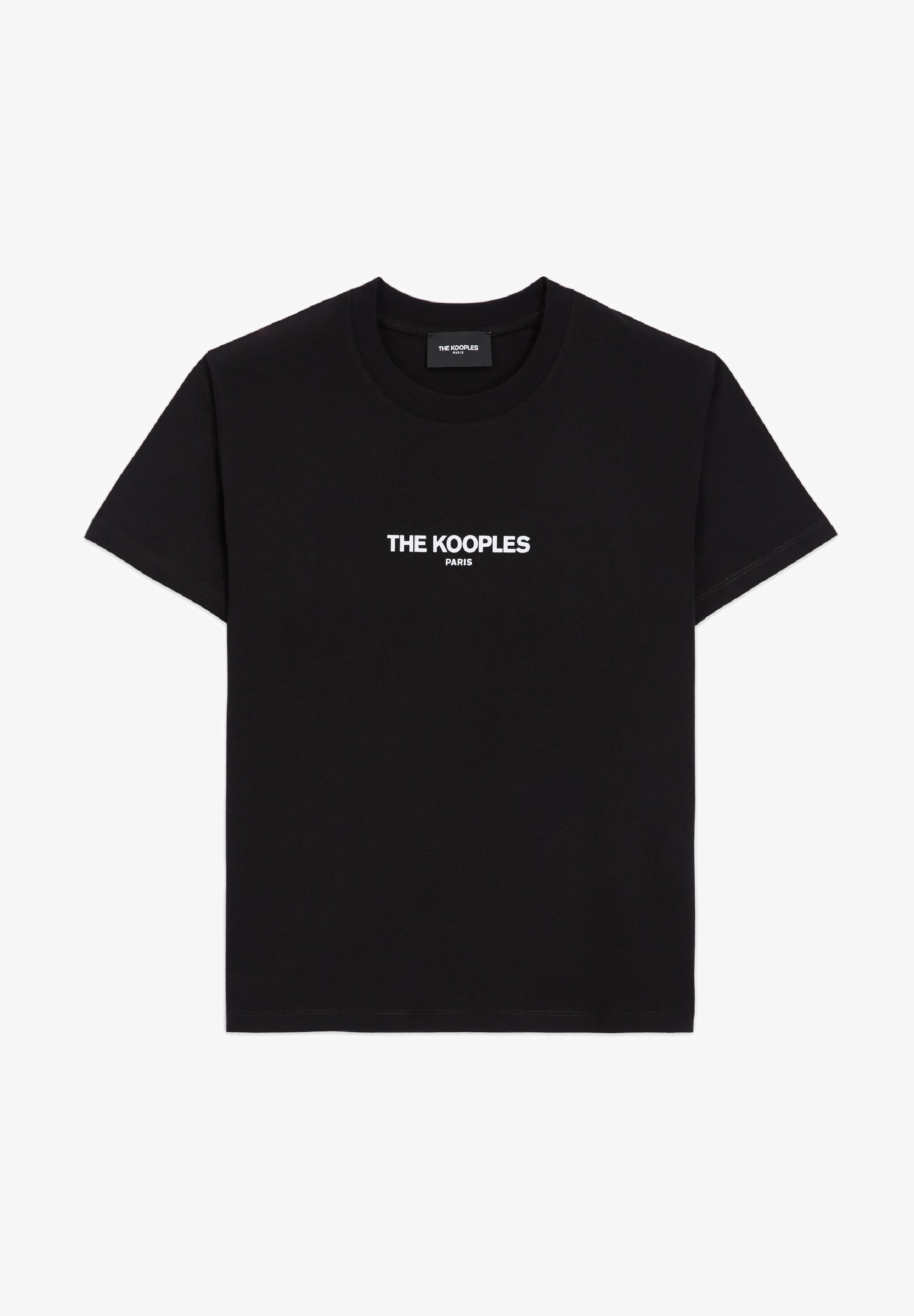 The Kooples T-shirt met korte mouwen en print - zwart