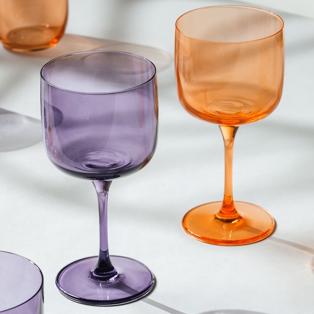 Villeroy & Boch vīna glāžu komplekts, 2 daļas, krāsa: lavanda (1 daļa)