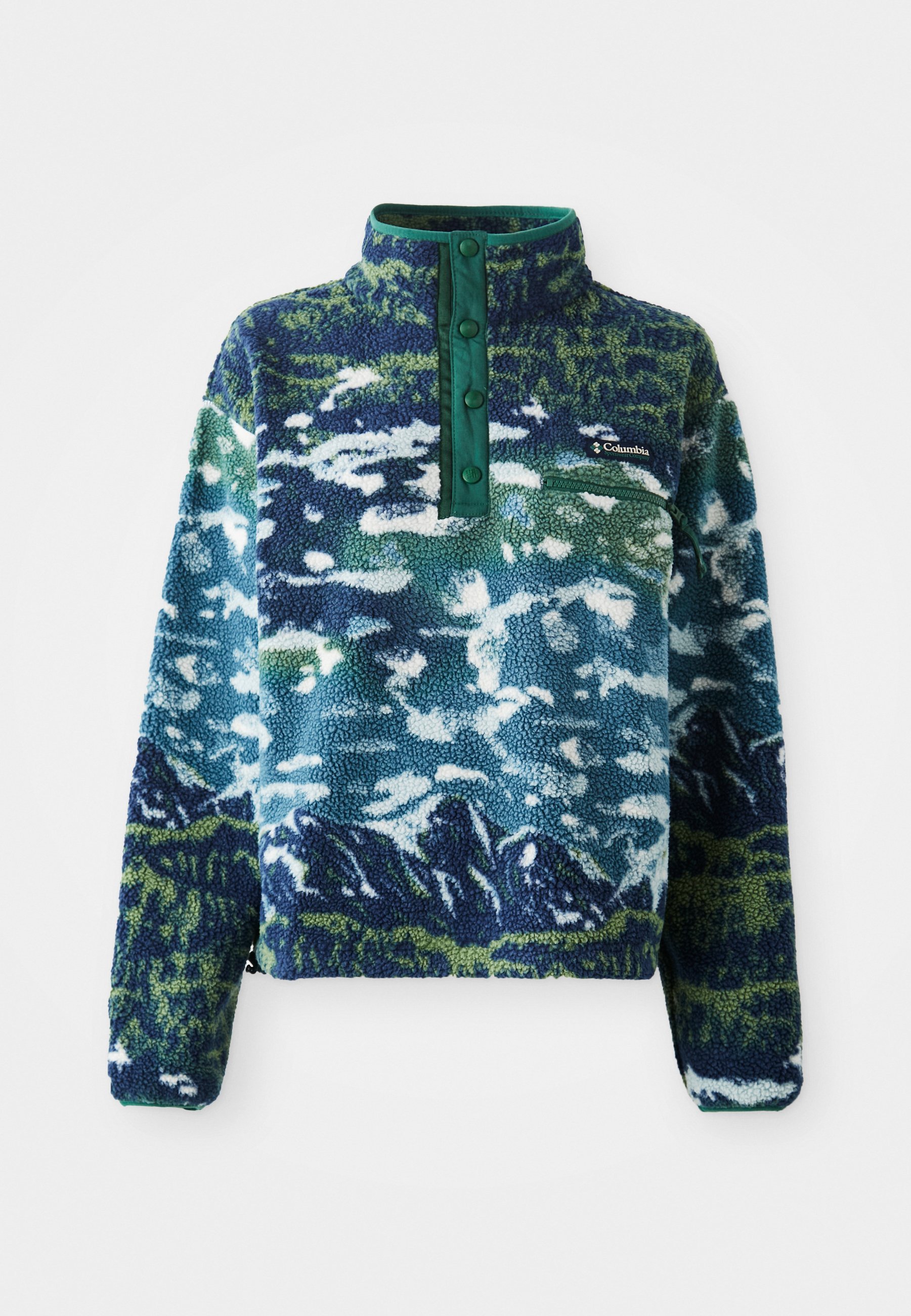 Columbia HELVETIA™ II HALF SNAP - Fleece trui - everblue sisters/regenwoud