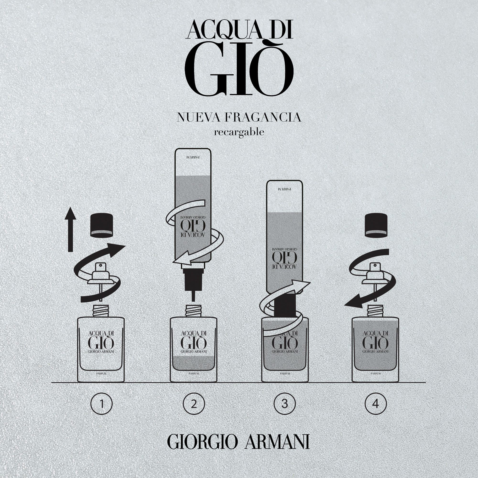 Parfum za ponovno polnjenje Acqua Di Giò Parfumi za moške