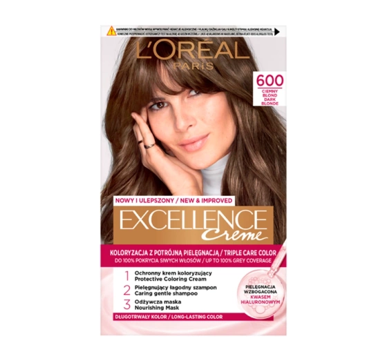 L'Oréal Paris Excellence Créme farba do włosów 6.00 Ciemny blond