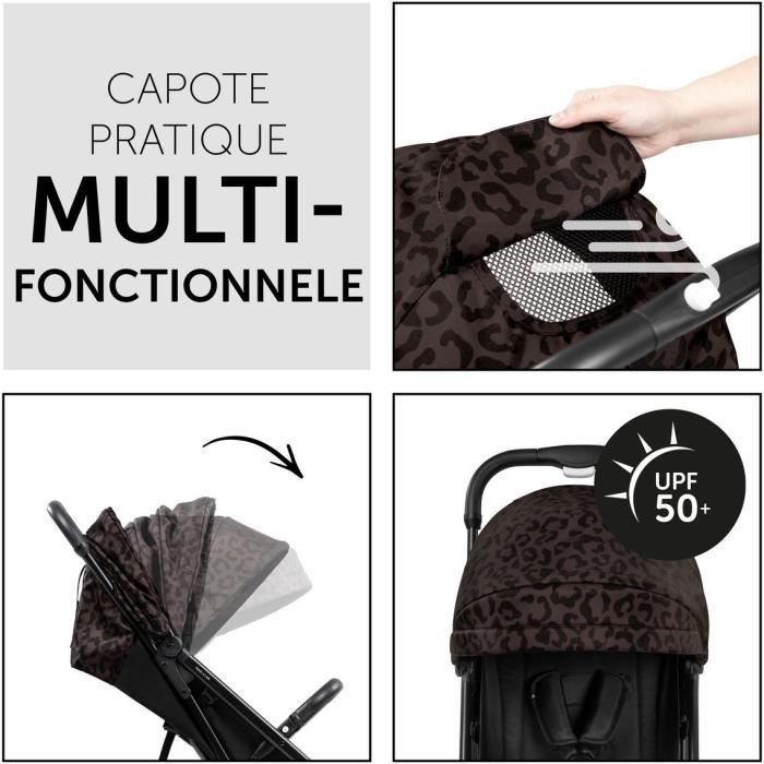 HAUCK - Poussette compacte - TRAVEL N CARE - 4 roues - Pliage à 1 main - Leo