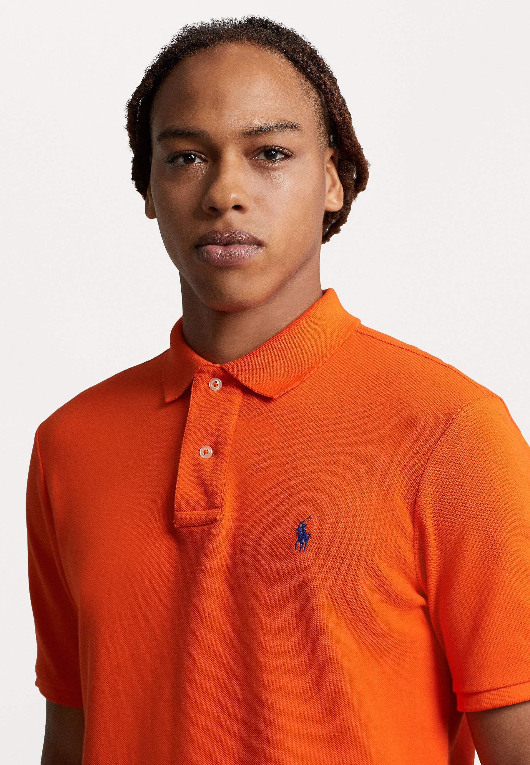 Polo Ralph Lauren HET ICONISCHE MESH POLOSHIRT - Poloshirt - zeiloranje
