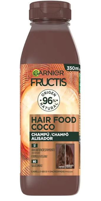 Fructis Hair Food šampon za zaglađivanje kose s kokosom Šamponi