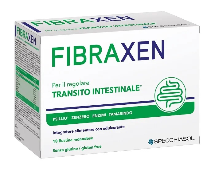 SPECCHIASOL Fibraxen complemento alimenticio para la regularidad intestinal 18 sobres
