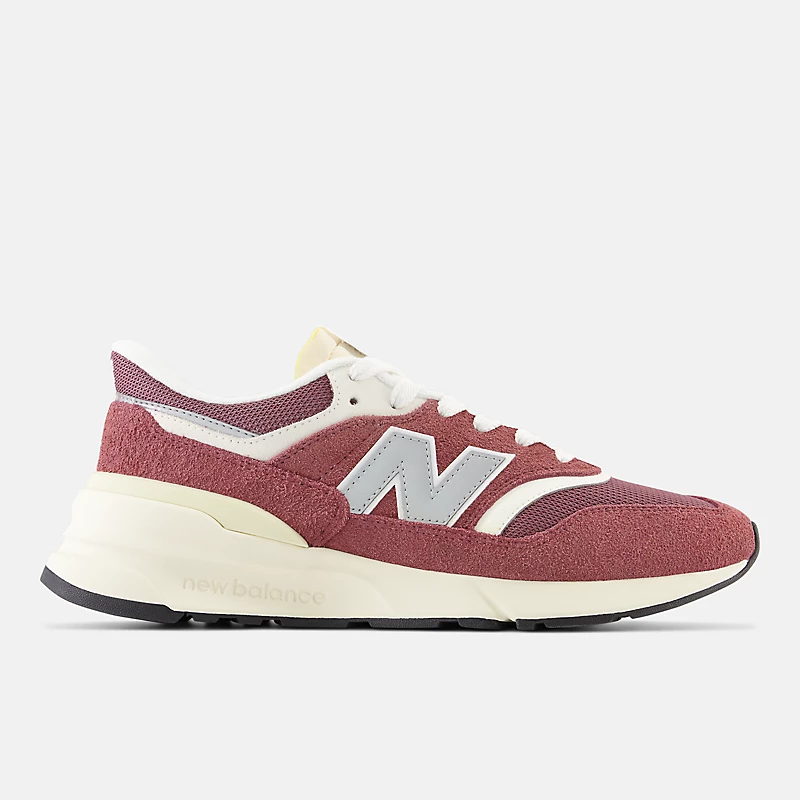 Unisex 997R - Gewassen bordeauxrood met zeezout