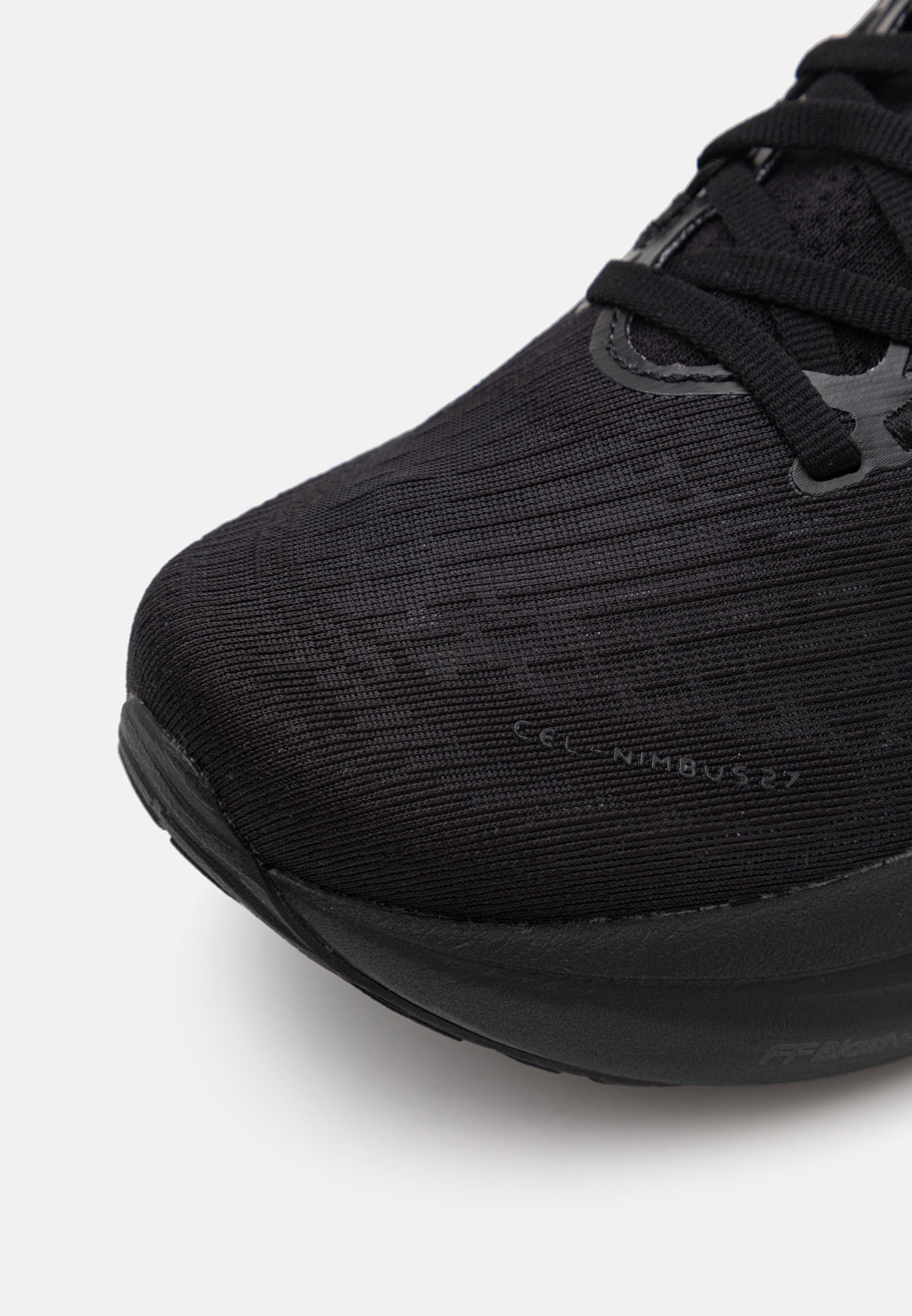 ASICS GEL NIMBUS 27 - Maanteejooksujalatsid - mustad/grafiithallid