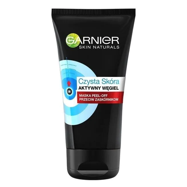Garnier Skin Naturals Czysta Skóra Aktywny Węgiel Maska przeciw zaskórnikom