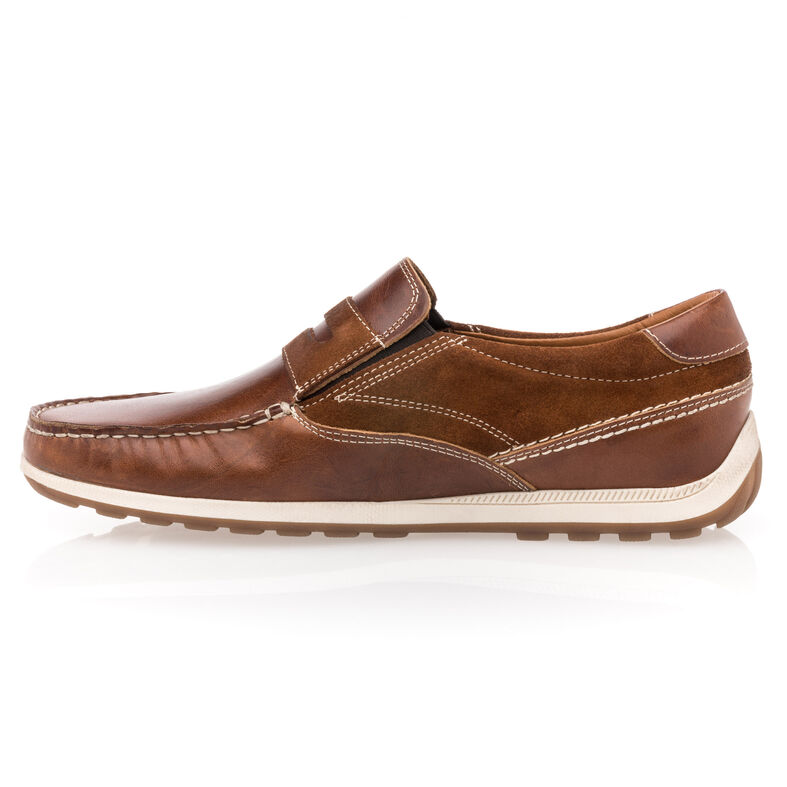 Miesten ruskeat loaferit/veneilykengät
