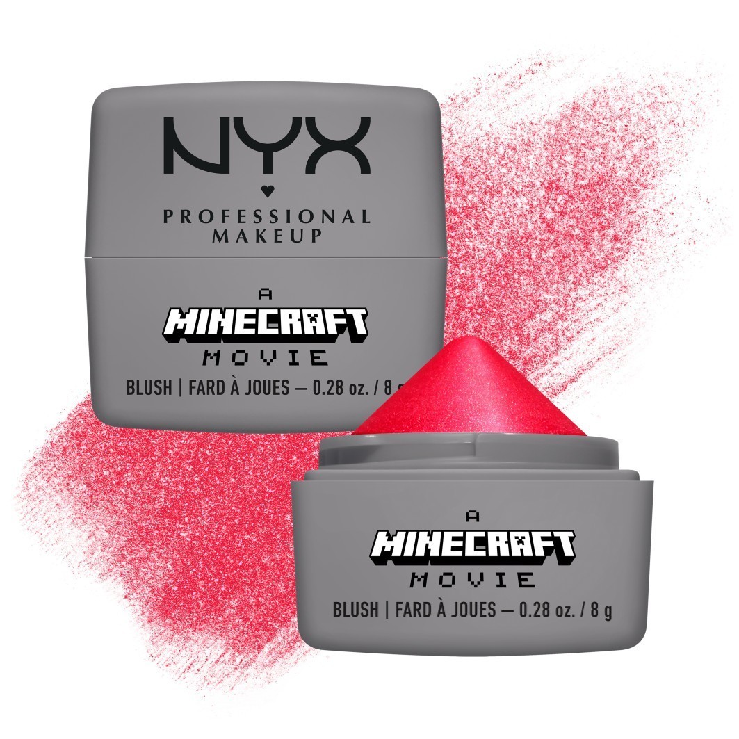 NYX Professional Makeup Blush Minecraft Collection – A Minecraft Movie – Cheeky Mob Balms skaistalai – 1 vnt.