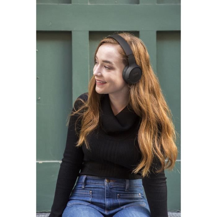 Auriculares inalámbricos supraaurales JBL Tune 510 BT - Sonido JBL Pure Bass - Bluetooth 5.0 - Hasta 40 horas de autonomía - Negro