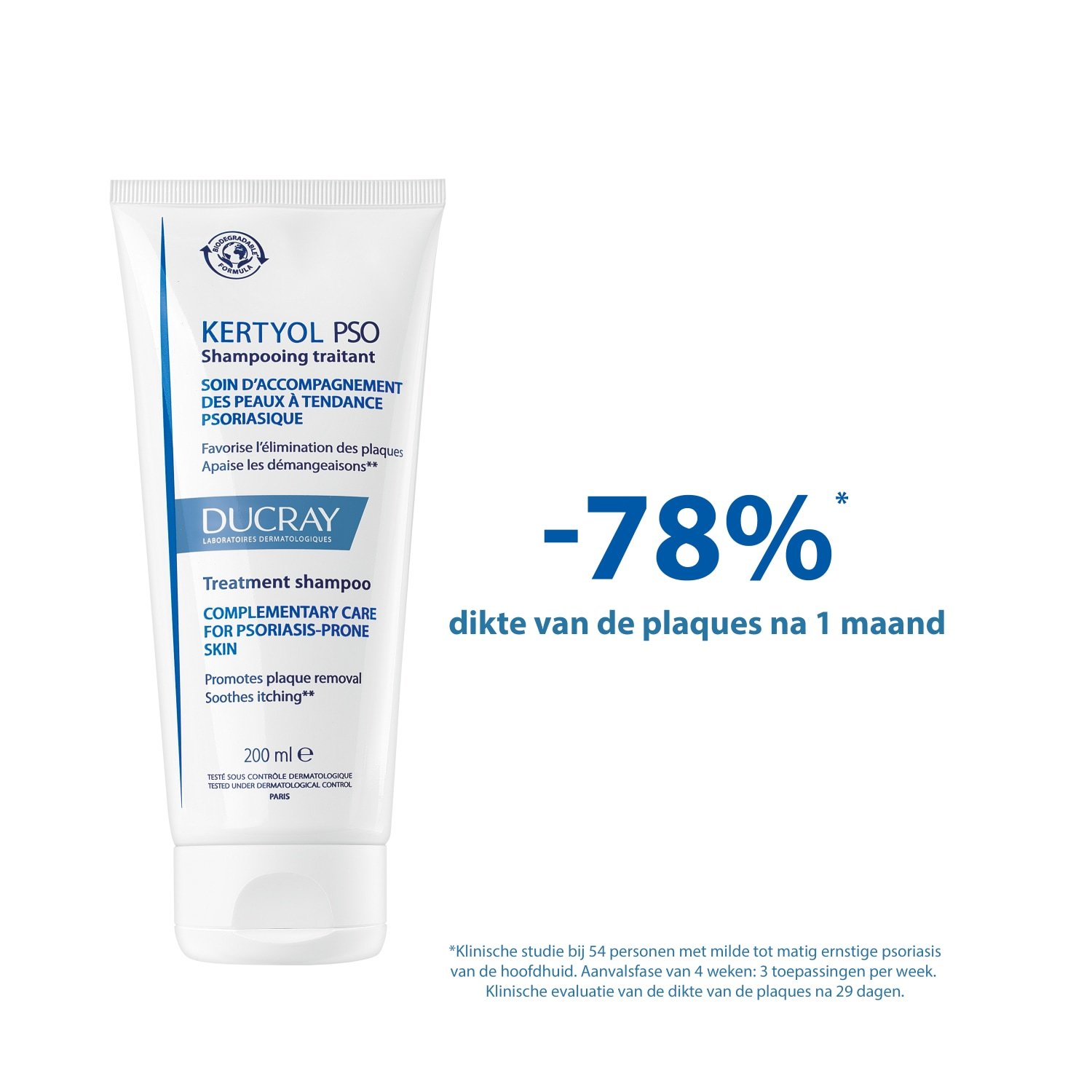 Ducray šampón na vlasy KERTYOL PSO Treatment Shampoo - 200 ml