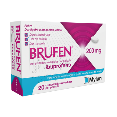 Brufen  Brufen 200 mg Comprimidos Ibuprofeno      20 comprimidos 20 comprimidos