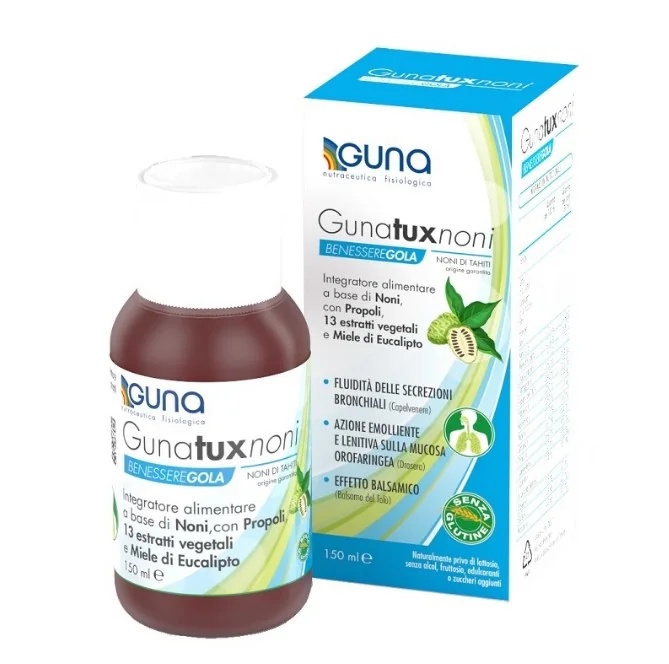 GUNA Gunatuxnoni 150 ml voor een gunstig effect op bronchiale afscheidingen