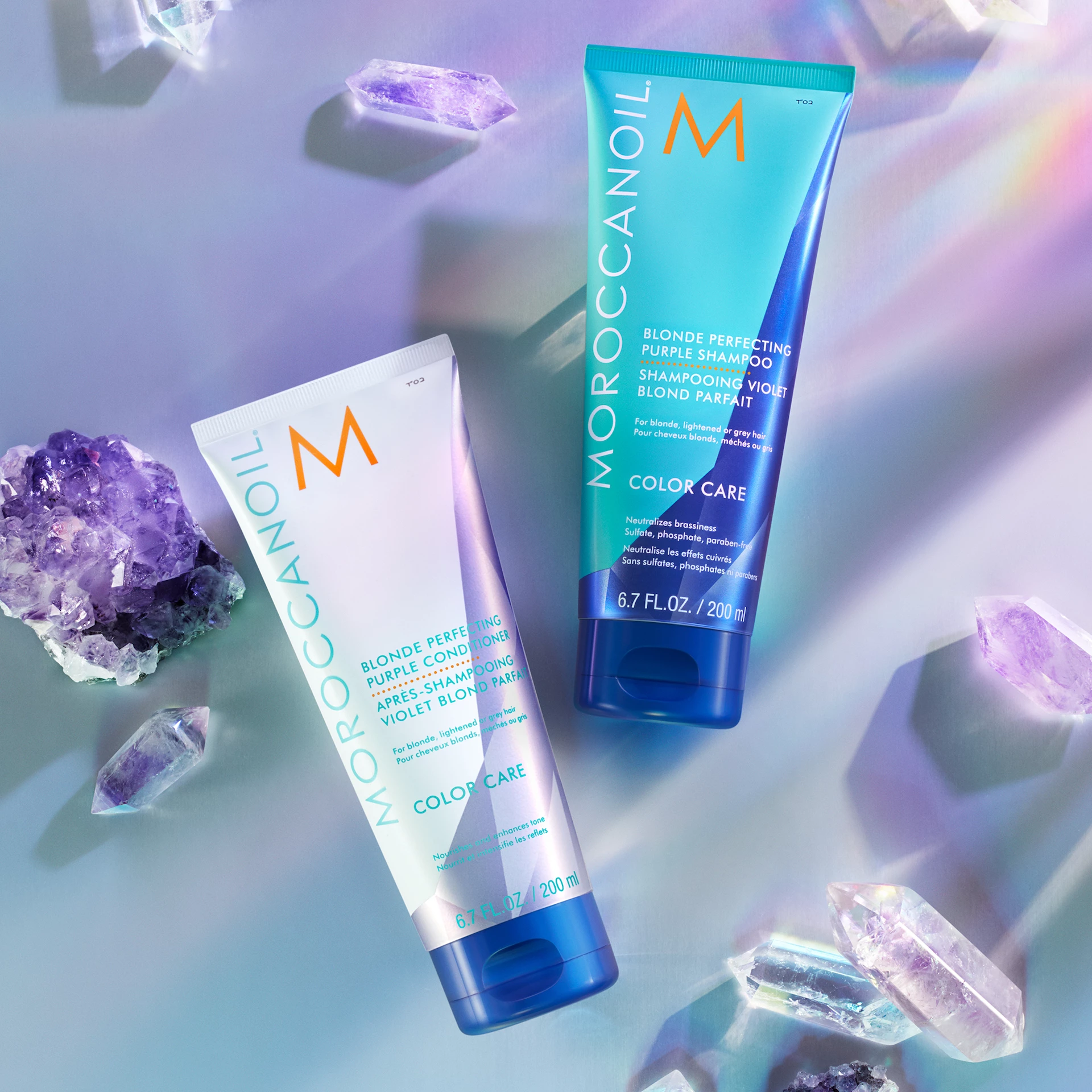 Šampon za savršenu plavu kosu ljubičaste boje 200 ml - Moroccanoil