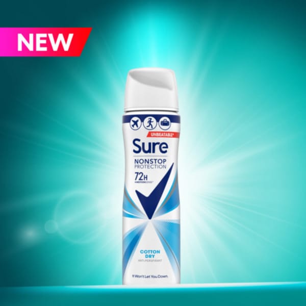 Sure Deodorante Antitraspirante Spray Compressione Cotton Dry 75ml