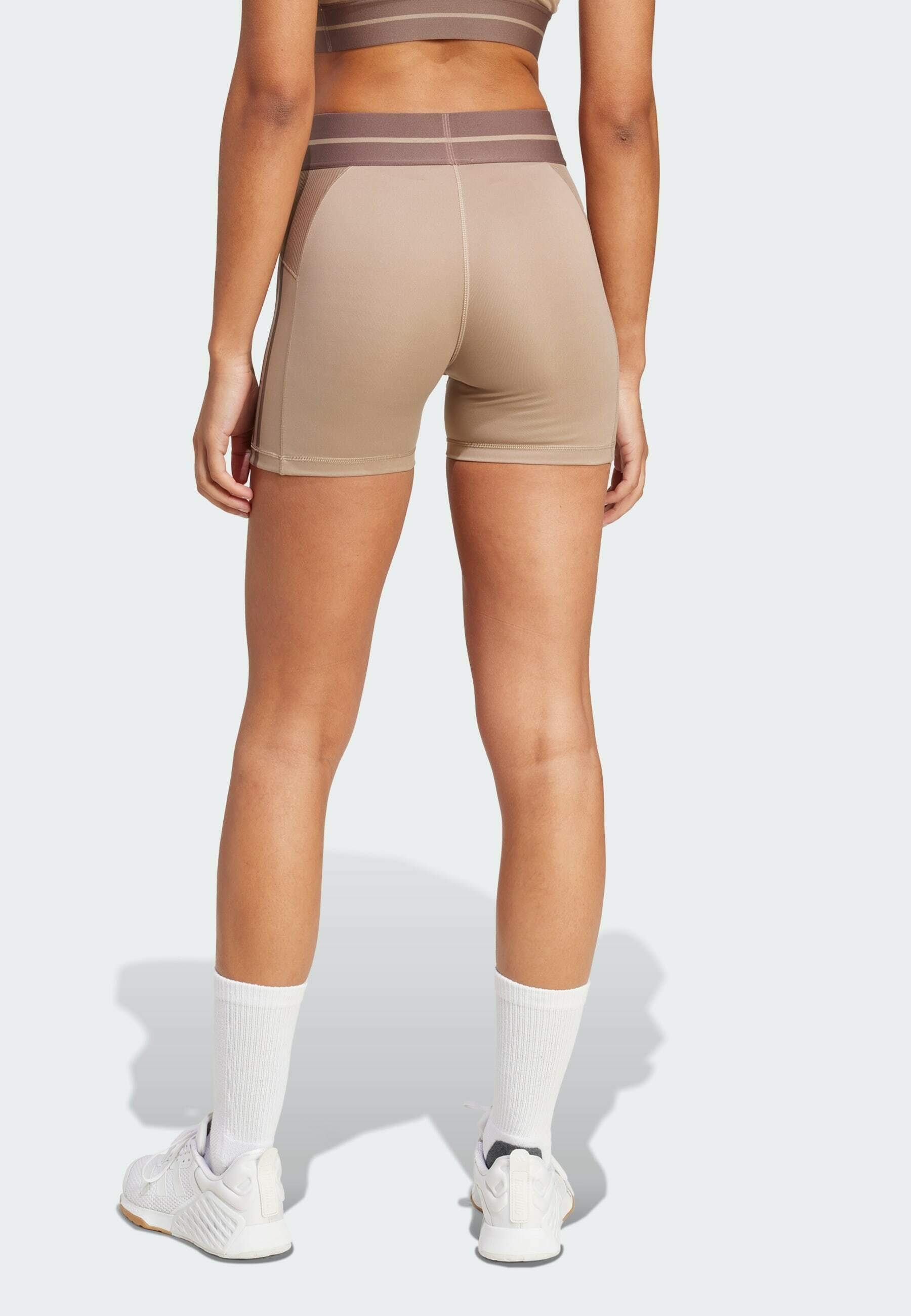 adidas Performance HYPERGLAM - Leggings - couleur terre brun crayeux