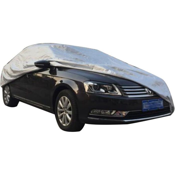 Funda para coche de 540 x 175 x 120 cm, color plata, para exteriores, funda protectora XXL.