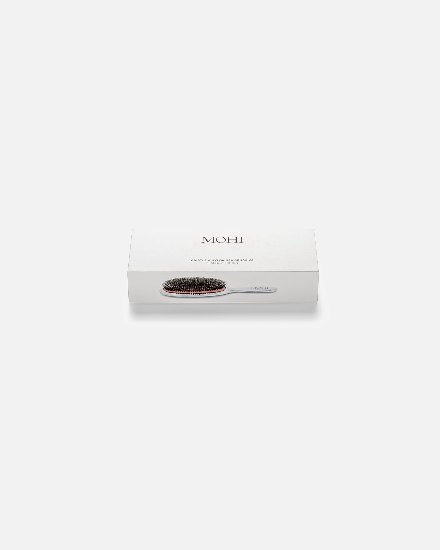 MOHI Hair Care sörtékkel és nejlonnal ellátott kigubancolódó kefe, Spa Brush XS Platinum Edition – 1 darab