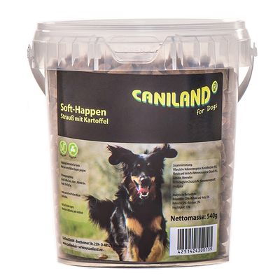 Caniland Bocconcini morbidi di struzzo - Senza cereali