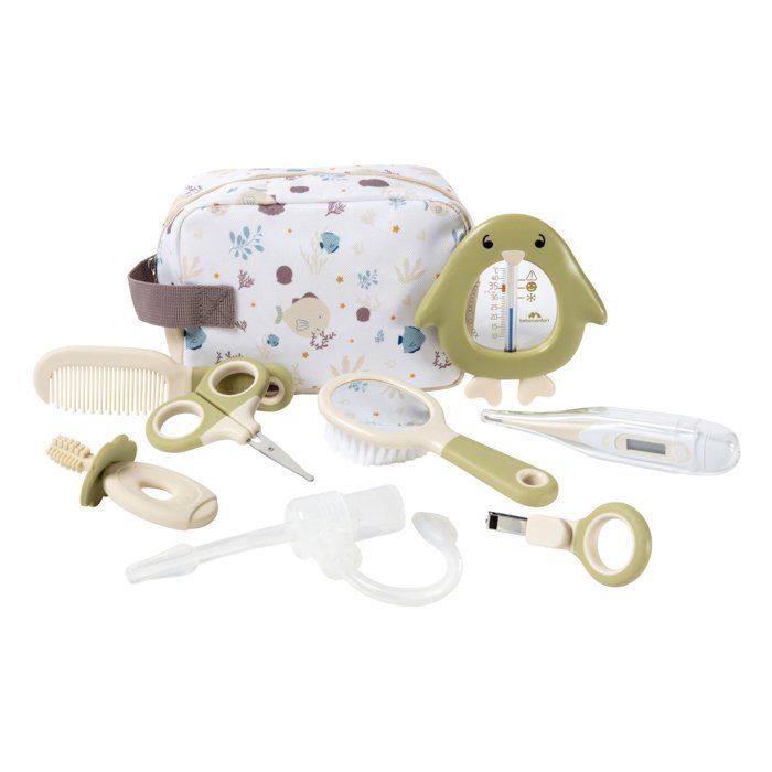 BEBECONFORT Complete Baby Toiletry Set, 8 producten voor 8 toepassingen, Onder de Zee