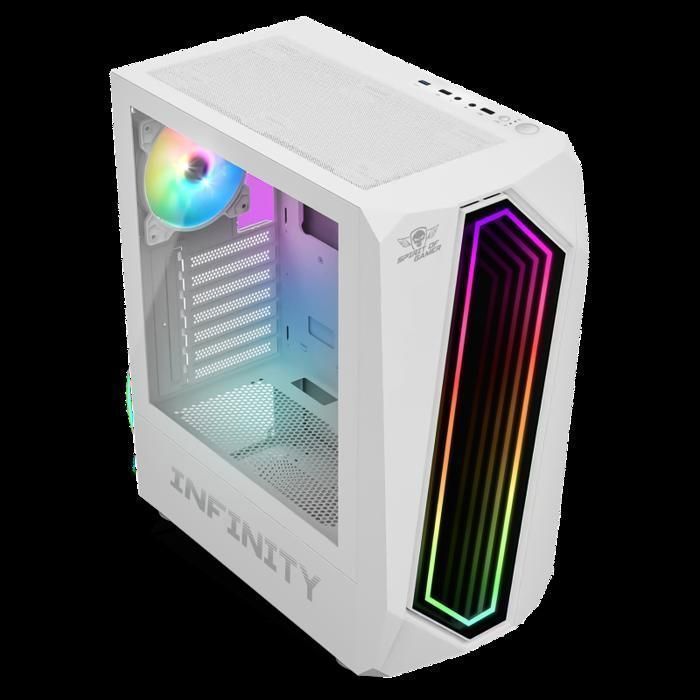 PC da gaming con processore Core i7, 32 GB di RAM, SSD NVMe da 1 TB, RTX 5060 da 8 GB e Windows 11.