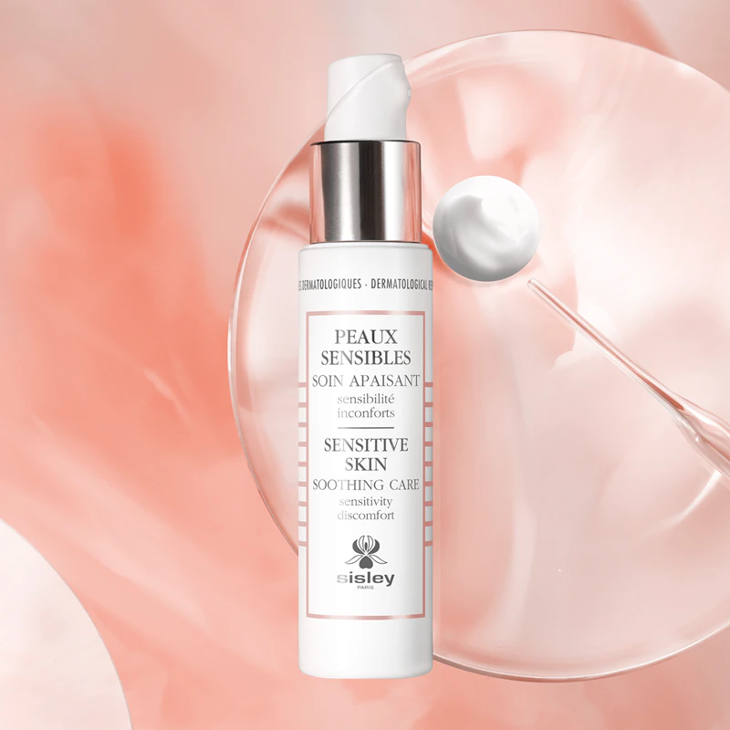 Sisley Sensitive Skin Soothing Care: cuidado calmante para pele sensível.