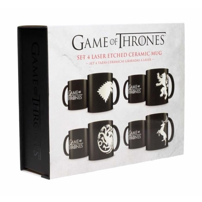 Set van 4 mokken - Game of Thrones - Collector's Edition