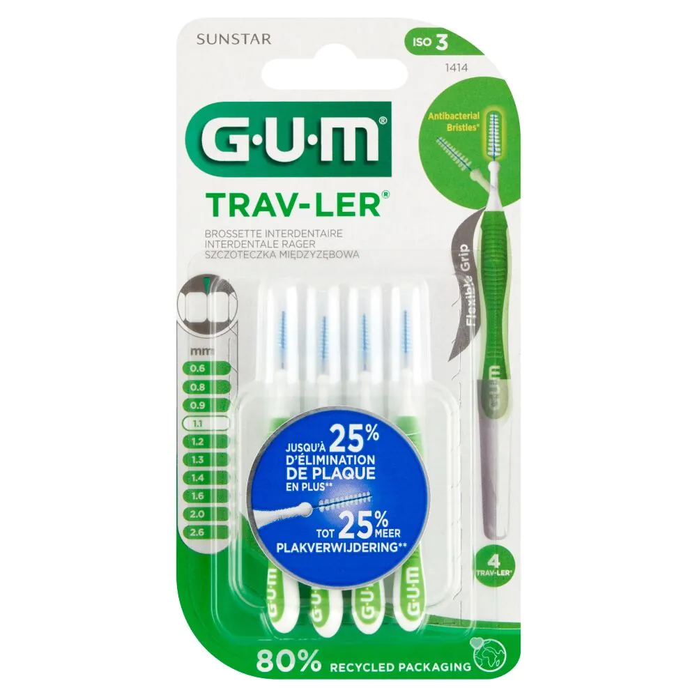 Gum Trav-Ler 1.1 mm Szczoteczki międzyzębowe