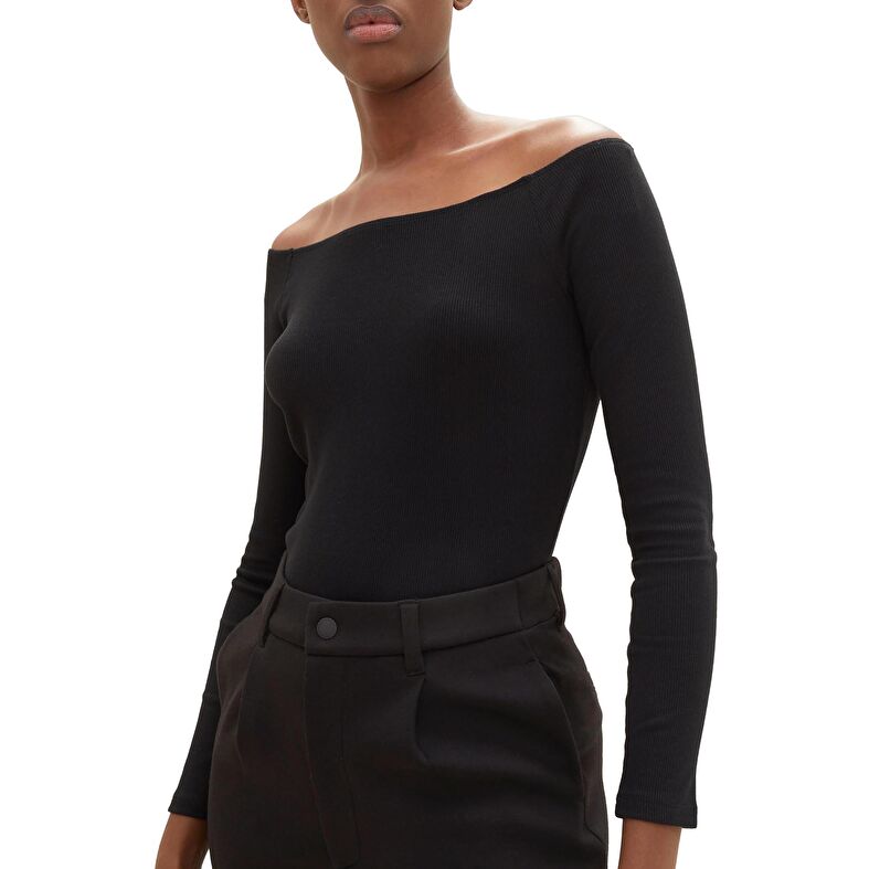 T-skjorte Femme Noir