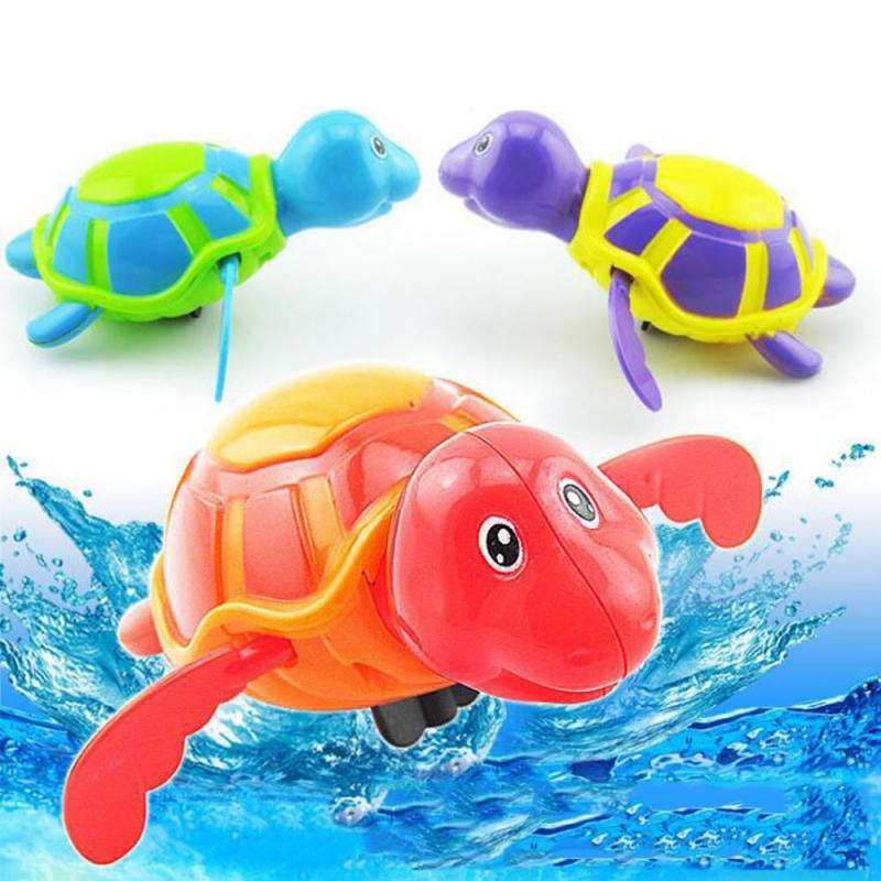 Badspeelgoed: Schildpad, babyshower speelgoed, opwindbaar zwemspeelgoed, zwembadaccessoires, babyspeelgoed in het water. Verzending willekeurig. TXTB1