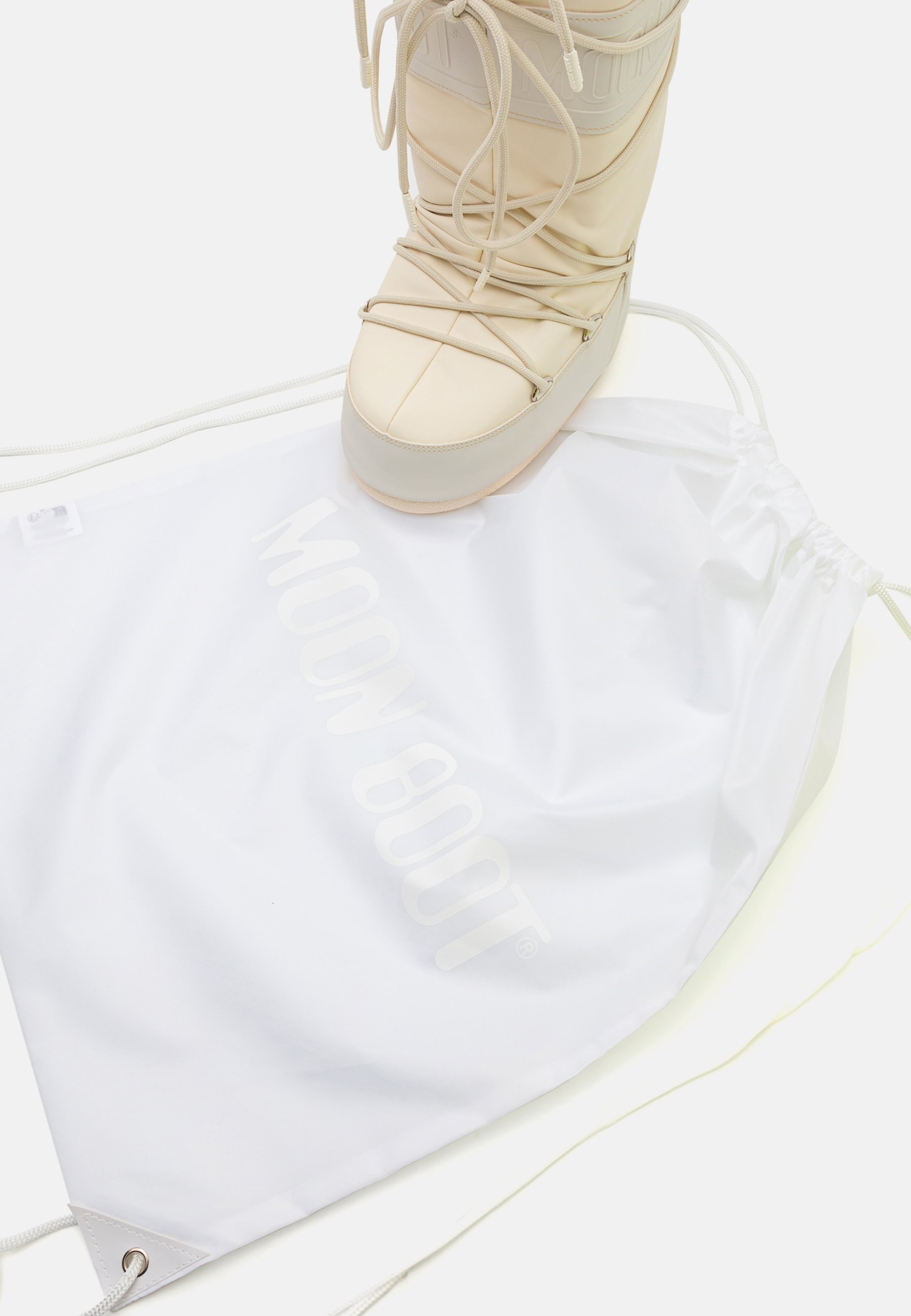 Moon Boot ICON UNISEX - Schnürstiefel - Creme