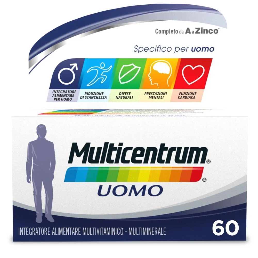 MULTICENTRUM Multicentrum Hommes 60 comprimés Multivitamines pour hommes