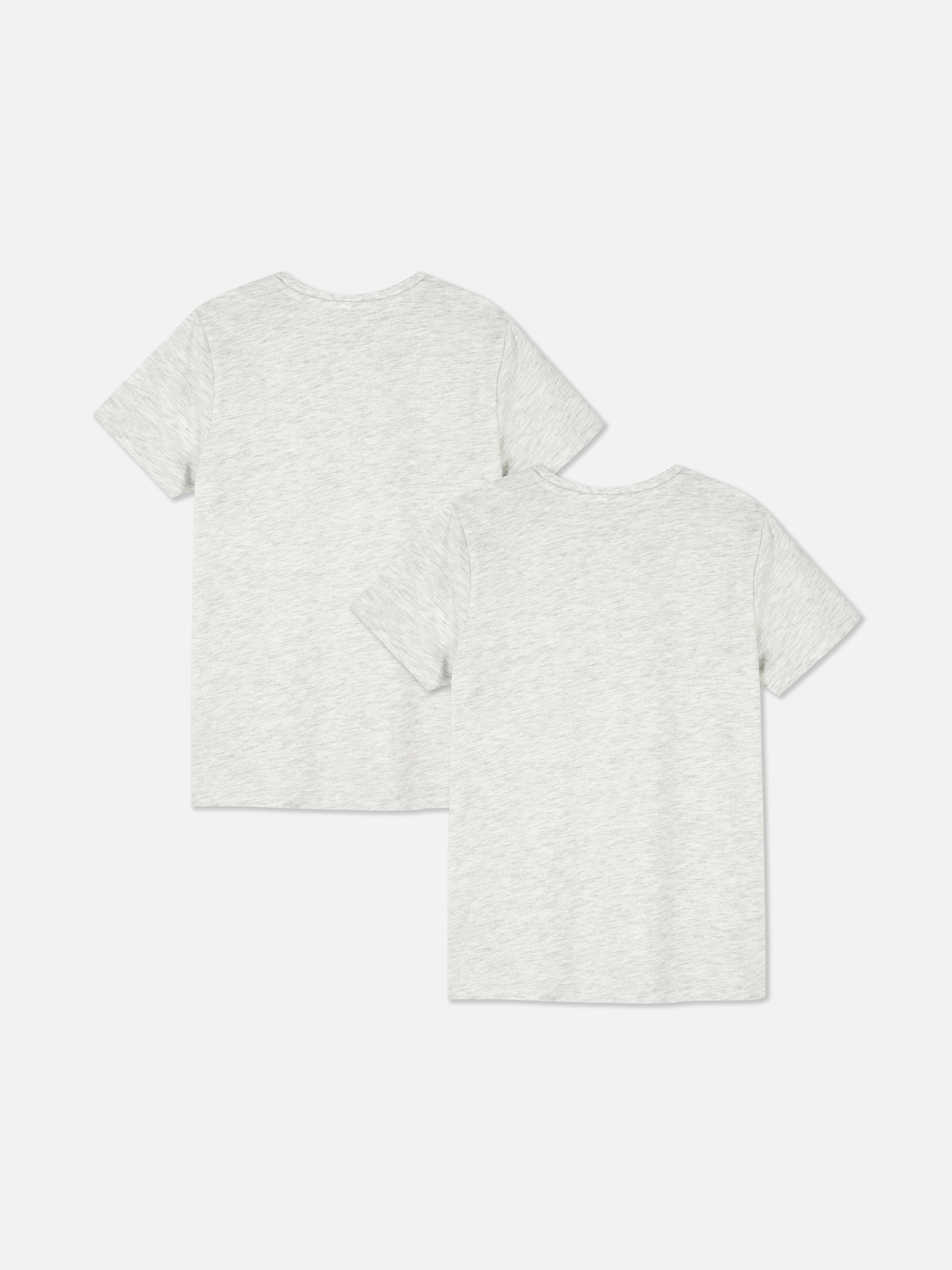 Kurzarm-T-Shirts, 2er-Set. Zwei Kurzarm-T-Shirts für die Basic-Garderobe Ihrer Kleinen.